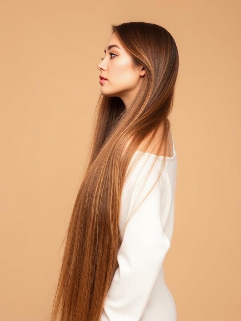 Beispiel langes Haar